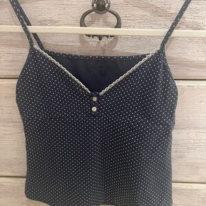 Brandy Melville Tiffany Cotton Polka Dot Tank